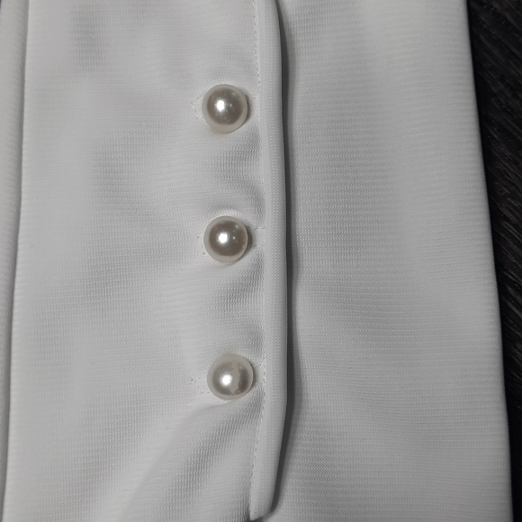 Vintage Elbow Length Satin Evening Gloves - Picture 7 of 8